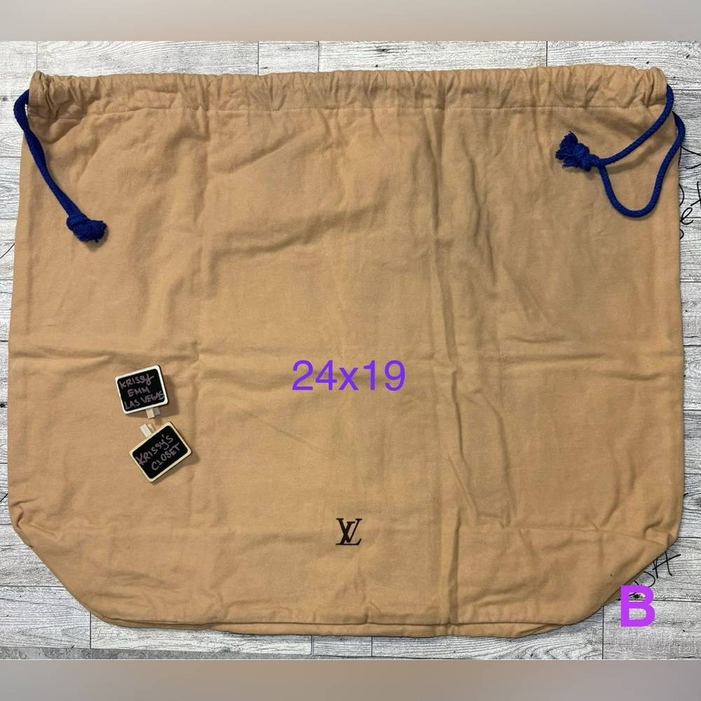 💯 Authentic Louis Vuitton 24x19” Drawstring Dustbag for Larger Bags Blue String
